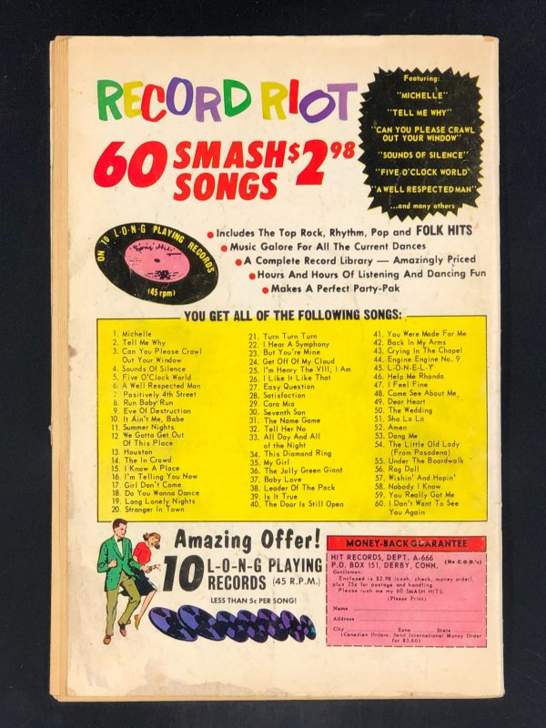 Archie's Girls Betty and Veronica #126 (1966)