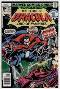 TOMB of DRACULA #59, VF, Vampire Undead, Wolfman, 1972, more TOD in store