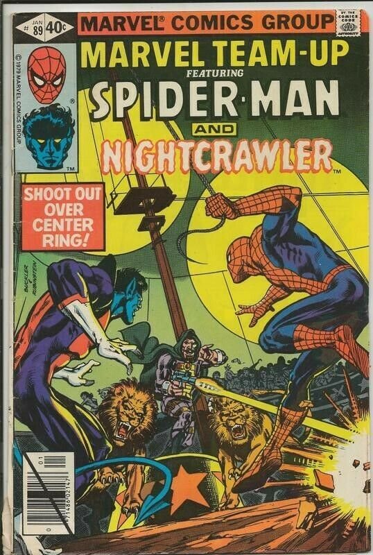 Marvel Team-Up #89 ORIGINAL Vintage 1980 Spiderman Nightcrawler 