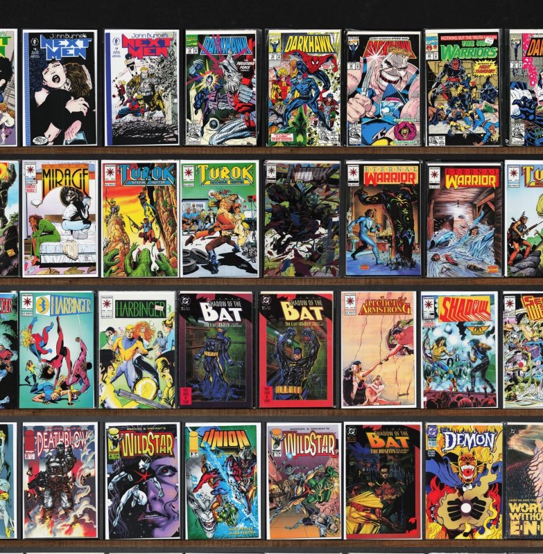 Huge Lot 150+ Comics with Darkhawk, Harbinger, The New Warriors & More!