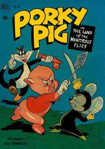 Porky Pig in the Land of the Monstrous Flies