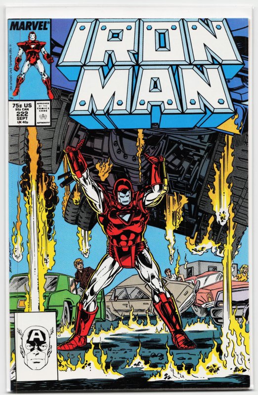 Iron Man #222 Direct Edition (1987) Iron Man