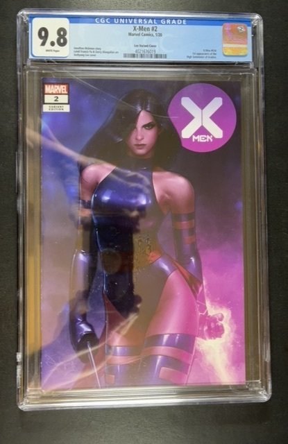 X-Men #2 Lee Cover (2020) CGC 9.8! WHITE PAGES! PSYLOCKE COVER!