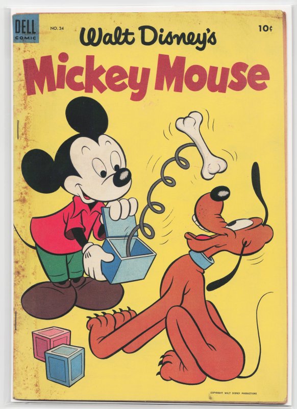 Mickey Mouse #34 (1954) Mickey Mouse