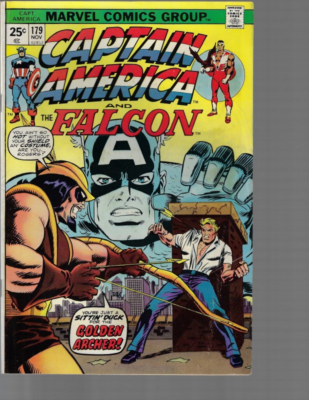 Captain America #179 (Marvel, 1974) - High Grade