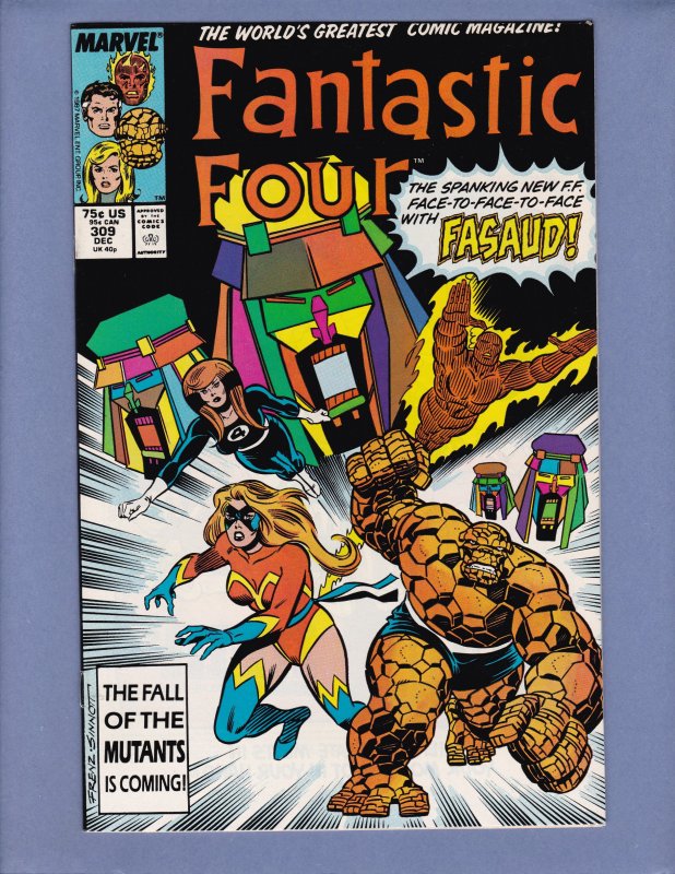 Fantastic Four #309 VF Marvel 1987