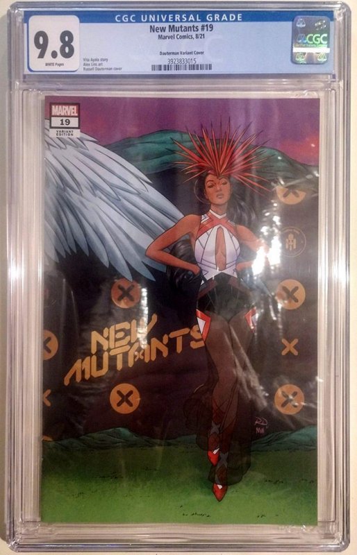 New Mutants #19 (CGC 9.8, 2021) Russell Dauterman - Connecting Cover