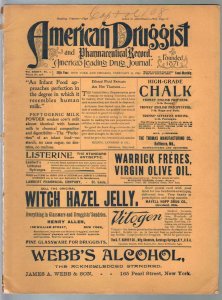 American Druggist 2/25/1899-drug store info-Heroin-drug world news-VG