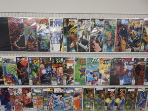 Huge Lot 150 Comics W/ X-Men, Spider-Man, Superman, +More! Avg VF- Condition!
