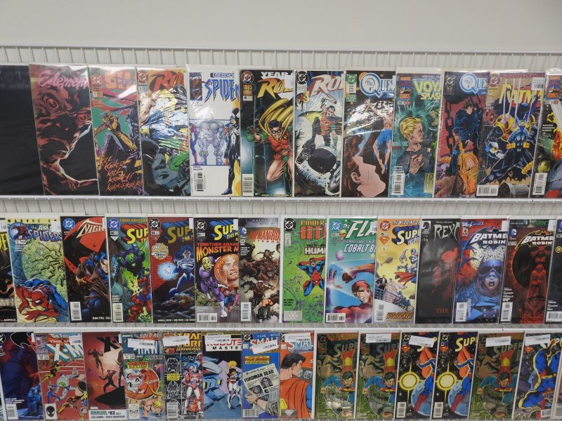 Huge Lot 150 Comics W/ X-Men, Spider-Man, Superman, +More! Avg VF- Condition!