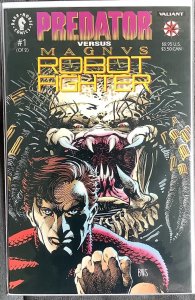 Predator vs. Magnus Robot Fighter #1 (1992, Dark Horse/Valiant) NM+