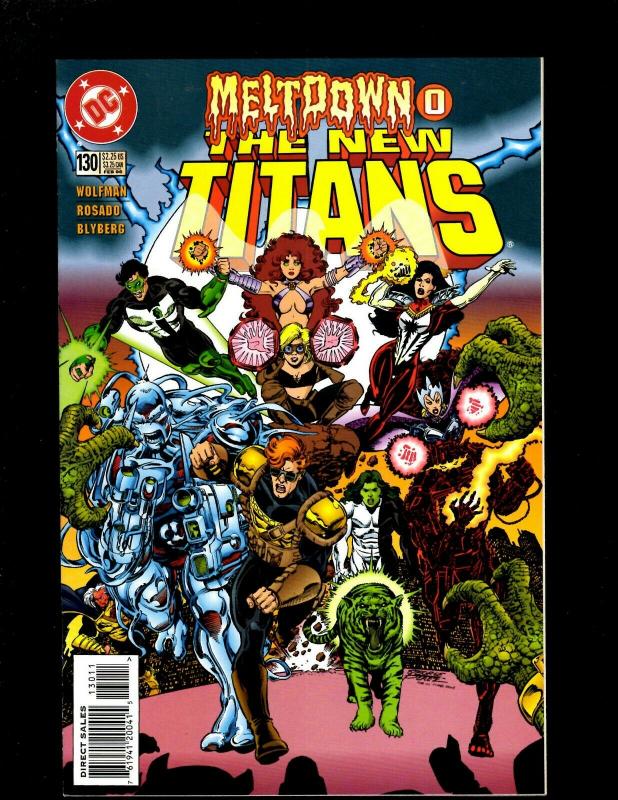 8 The New Titans DC Comics Comic Books #123 124 125 126 127 128 129 130 J369