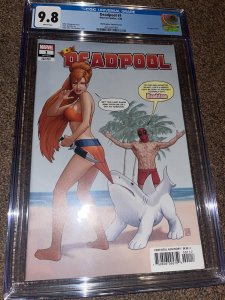 Deadpool 1 (2020), John Tyler Christopher JTC Jeff Variant, CGC Graded 9.8