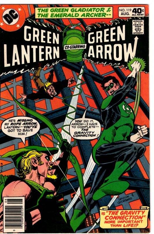 Green Lantern & Green Arrow #119 (1960 v2) Black Canary VF