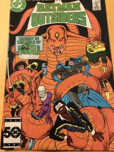 Batman and the Outsiders #26 : DC 10/85 VG; Kobra, Black Lightning