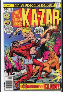 Ka-Zar #16 (1976) Ka-Zar