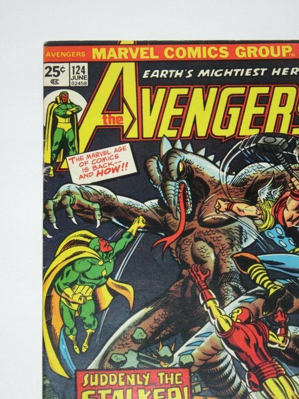 Avengers #124 1st Full App Star-Stalker MVS Rhino 1974 Marvel Comics VF