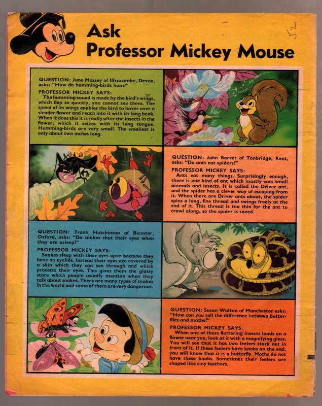 Walt Disney's Now I Know #55 1973-U.K-Chip & Dale-G