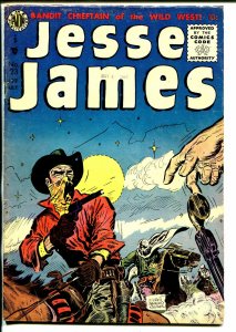 Jesse James #23 1955-Avon-Everett Raymond Kinstler-hooded menace-FN- 