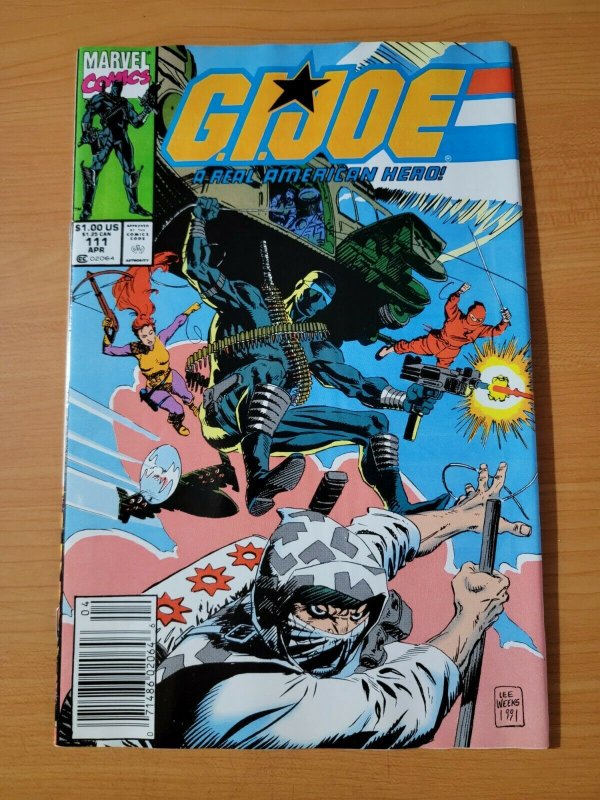 G.I.Joe #111 Newsstand Edition ~ NEAR MINT NM ~ 1991 MARVEL COMICS