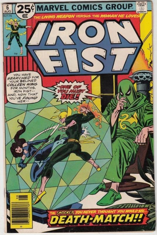 Iron Fist #6 strict NM- 9.2 High-Grade   100s more I.Fists up for grabs  C'ville