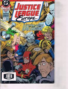 Lot Of 2 Comic Books DC Justice League Europe #1 and International Annual #3LH24