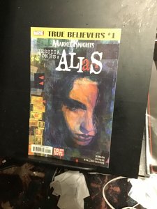 True believers number one reprinting first Jessica Jones Alias #1 (2001) VF/NM