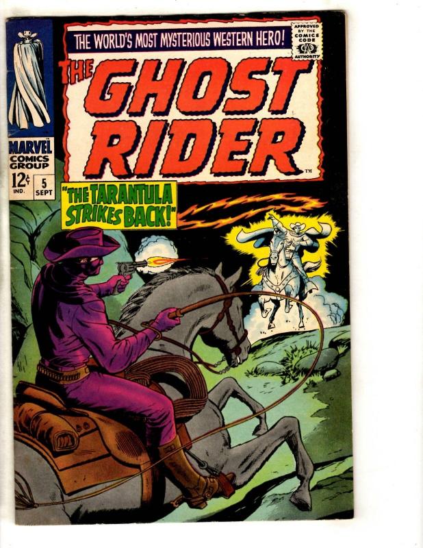 Ghost Rider # 5 VF/NM Marvel Comic Book Western Series Tarantula Strikes JL9