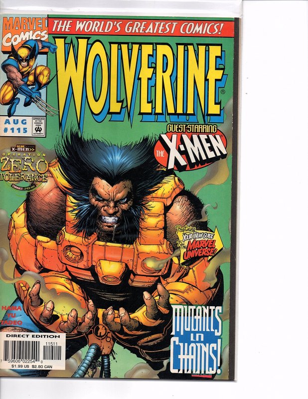 Marvel Comics Wolverine #115 Lady Deathstrike X-Men NM