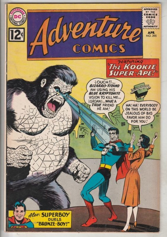 Adventure Comics #295 (Apr-62) VF/NM High-Grade Superboy