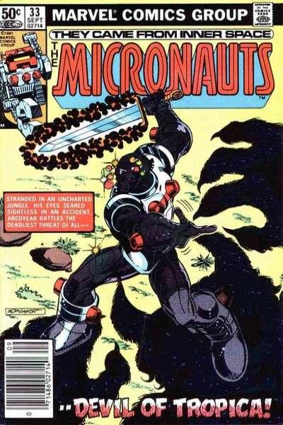 Micronauts (1979 series) #33, VF+ (Stock photo)