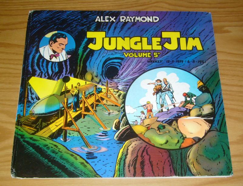 Jungle Jim HC 5 FN- alex raymond hardcover - pacific comics club - opera omnia 