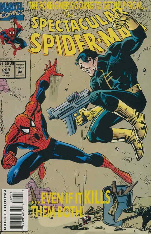 Spectacular Spider-Man, The #209 FN; Marvel | save on shipping - details inside