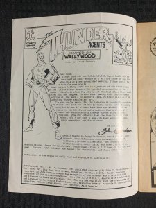 1981 THUNDER AGENTS Magazine #1 VG 4.0 Neal Adams Black Hood