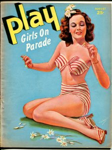 Play Girls On Parade 8/1944-cheesecake Janes pin-up cover-spicy girls-FN-