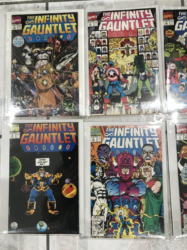 The Infinity Gauntlet #1,2,3,4,5,6, MINT