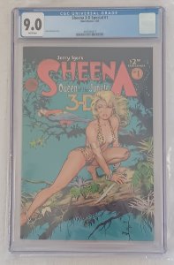 Sheena 3-D Special #1 (1985) CGC 9.0 Dave Stevens