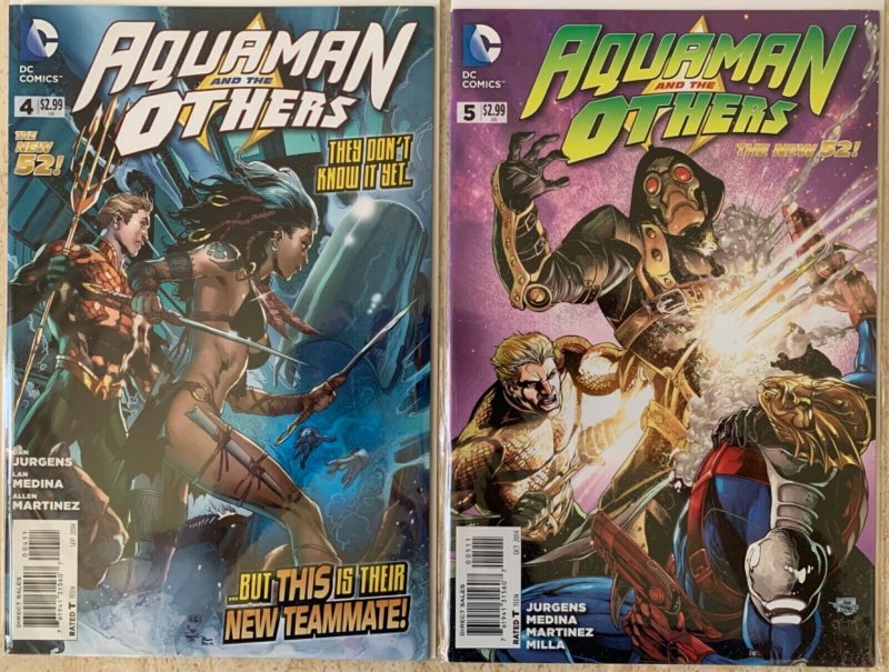 AQUAMAN AND THE OTHERS 1-11 + VARIANT OF ISSUE 1 | NEW 52 | 2014-15 | COMPLETE!