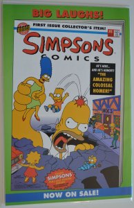 Itchy & Scratchy Comics #1; Bongo Comics, Direct Edition W/ Poster, **VF/NM**