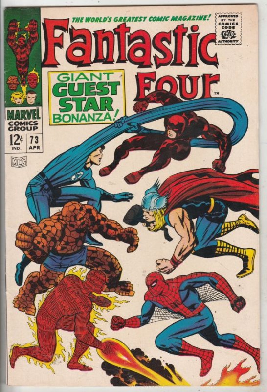 Fantastic Four #73 (Apr-68) VF/NM High-Grade Fantastic Four, Mr. Fantastic (R...