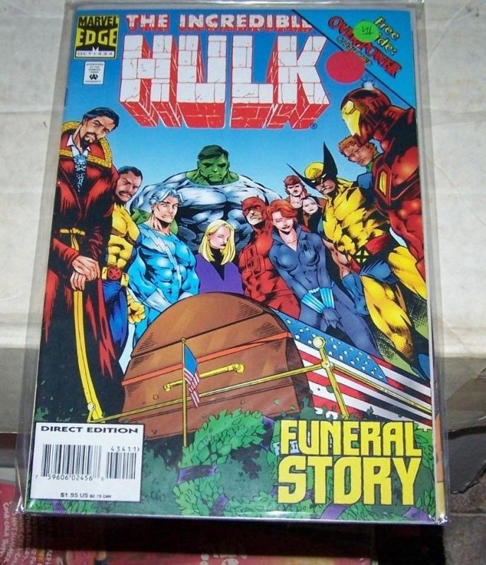 Incredible Hulk  # 434 (Oct 1995, Marvel) NICK FURYS FUNERAL PUNISHER WOLVERINE