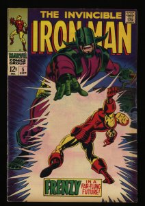 Iron Man #5 FN 6.0 Marvel Comics