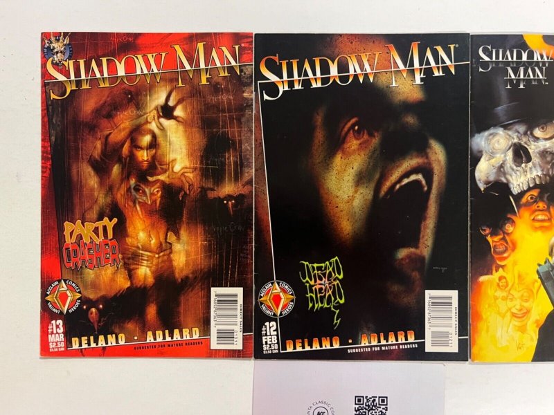 3 Shadow Man Indie Comic Books # 1 12 13 78 JS35