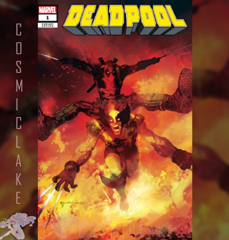 DEADPOOL #1 BILL SIENKIEWICZ EXPO VARIANT LE 3K 1ST DEATH GRIP PREORDER 4/3 ☪