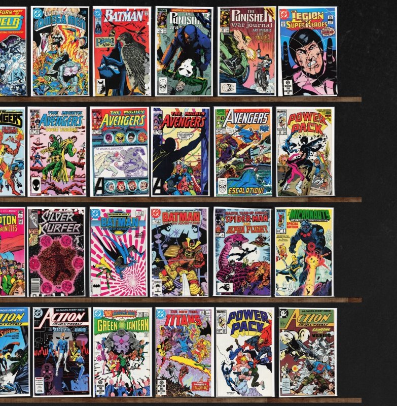Huge Lot 140+ Comics with Power Pack, Green Lantern, The Avengers & More!