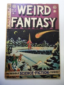 Weird Fantasy #12 FR/GD Cond tape along spine, 1 extra staple, rusty staples