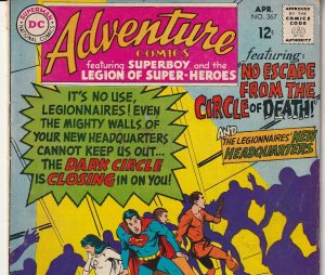 Adventure Comics #367 (1968)  1st Dark Circle ?