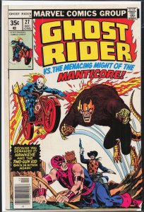 Ghost Rider #27 (1977) Ghost Rider