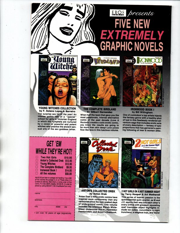 Blonde Avenger #1 - Eros Comix - 1993 - (-NM)