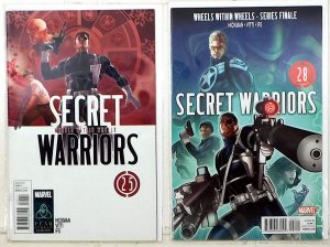 Secret Warriors Lot of 2 #25, 28 (2011) Marvel Comics Shield 1st Print